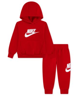 Boys' 4-7 Club Fleece Logo Long-Sleeve Hoodie and Sweatpants, 2-Piece Set