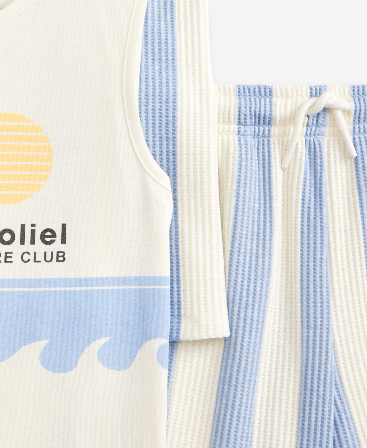 Boys 5-20 3-Pc. Striped Shirt, Tank Top & Shorts Set