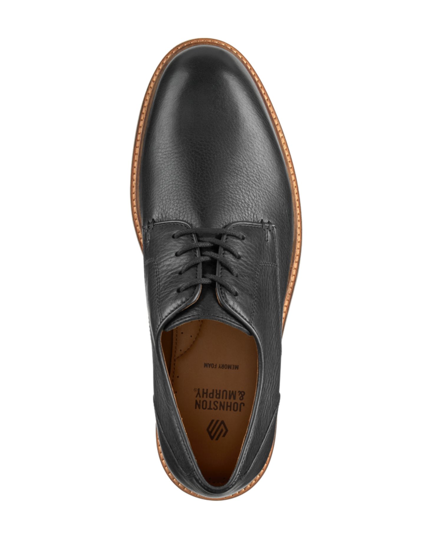 Men's Calder Plain Round Toe Edge Detailing Shoes