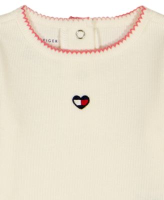 Baby Girls' Crewneck T-Shirt, Vest, and Leggings, 3-Piece Set