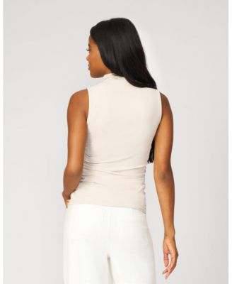 Women's Sculpt Sleeveless Turtleneck Tank