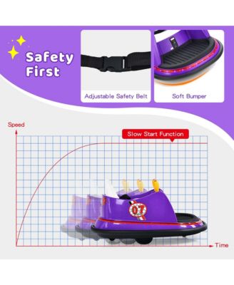 12V Vehicle 360&deg; Spin Race Toy Kids Ride On Bumper Car with Remote Control
