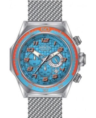 Men's 47901 Invicta Racing Quartz Chronograph Light Blue Dial Watch