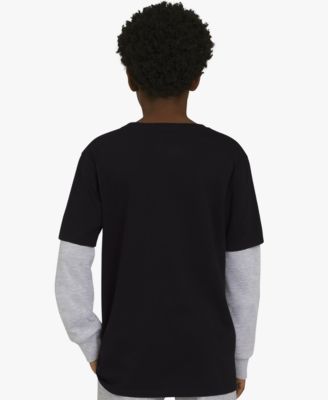 Big Boys Layered-Look Graphic T-Shirt 