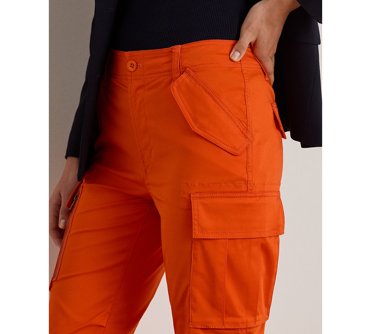 Lauren Ralph Petite Cargo Pants