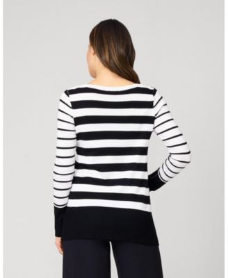 Women's Easy Stripe Tunic Sweater