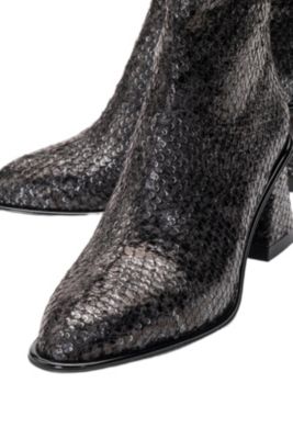 Nina Snakeskin Bootie (Women