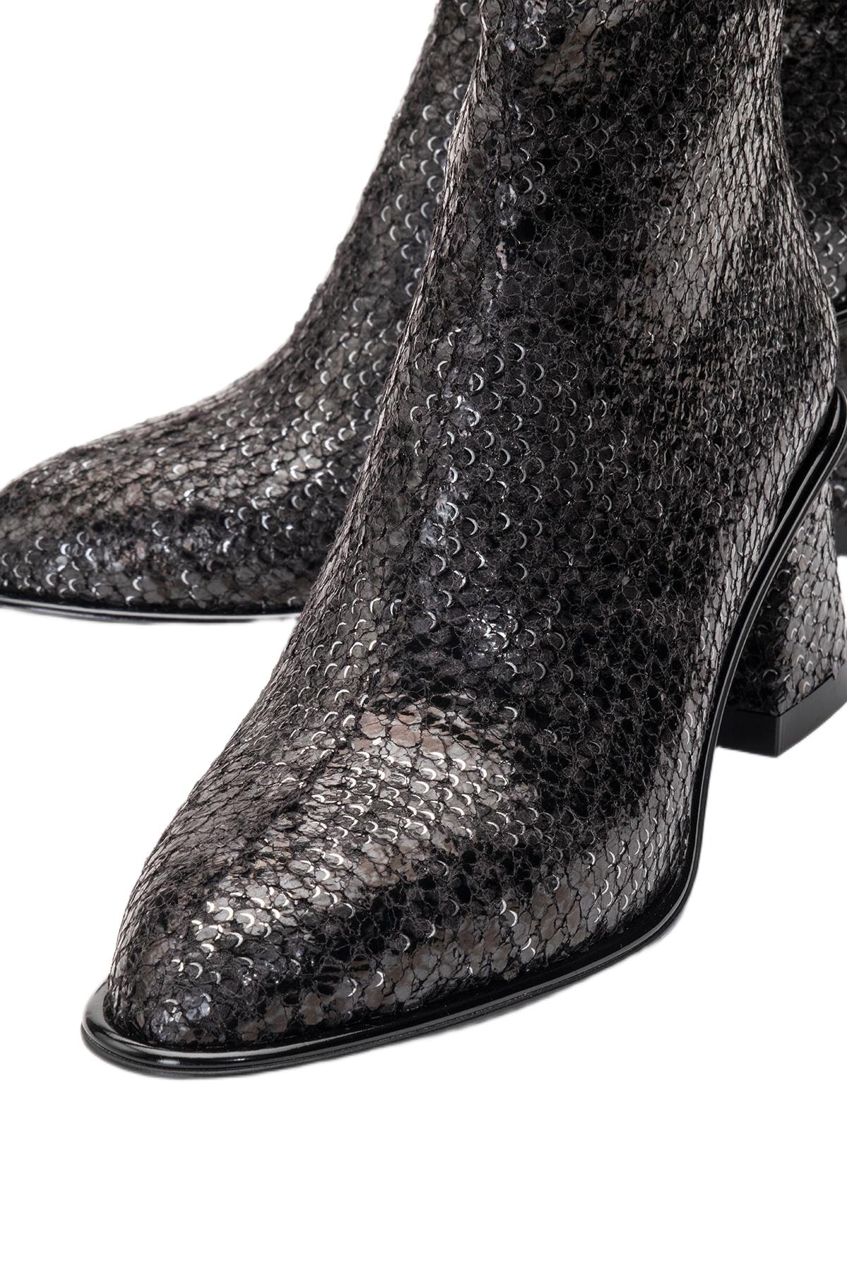 Prologue Shoes Nina Snakeskin Bootie (Women)