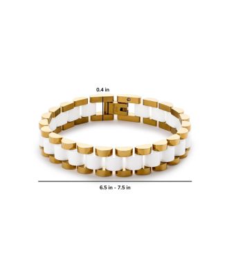 Watch Strap Bracelet - Ora Gold Ceramic