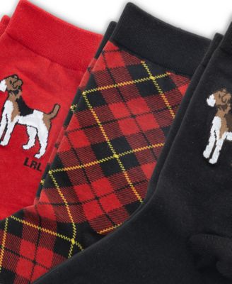 Women's 3-Pack Dog Crew Socks