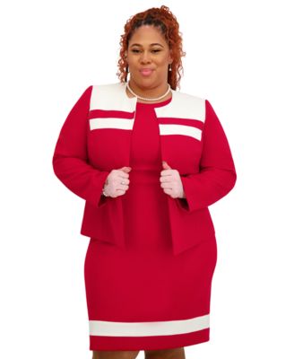 Women's Combo Yoke Long-Sleeve Jacket, Regular and Plus Size