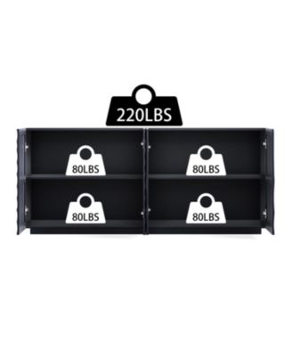 Buffet Cabinet with 4 Doors, 59" Sideboard