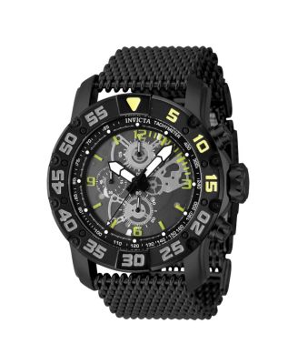 Men's 48055 Invicta Racing Quartz Multifunction Black Dial Watch