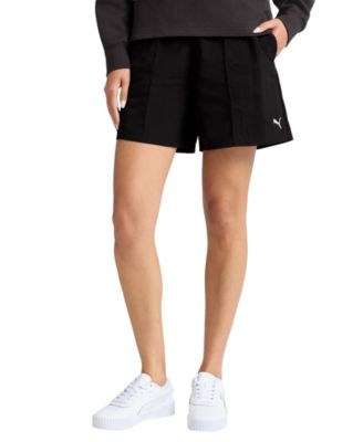 Women's Essential Woven Pin Loose Fit Tuck Shorts