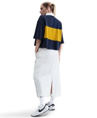 Sportswear Women's Short-Sleeve Oversized Polo Top