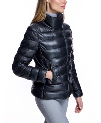 Women's Horizontal Leather Jacket