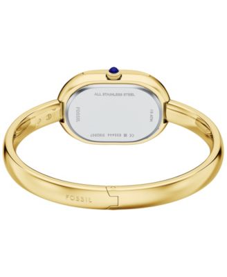 Women's Sloan Three-Hand Gold-Tone Stainless Steel Bangle Watch, 25mm