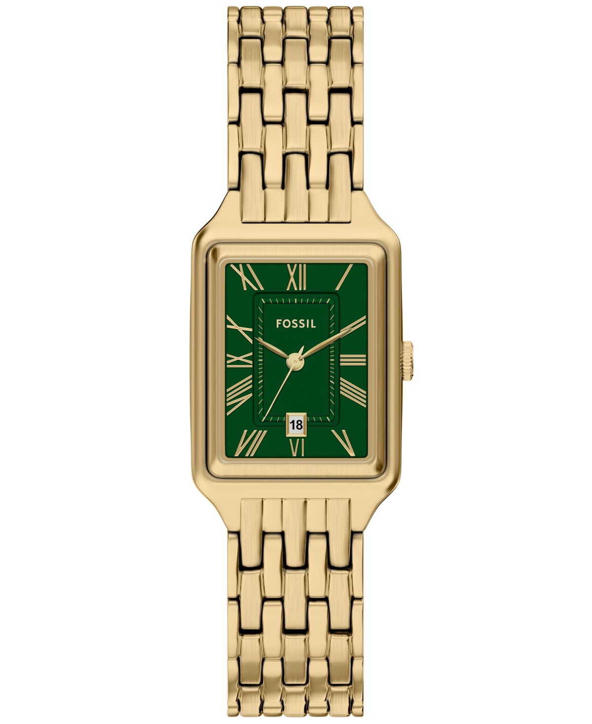 Женские золотые часы Raquel с тремя стрелками из нержавеющей стали, 23 мм