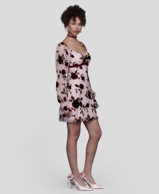 Women's Victorian Sleeve Mini Dress