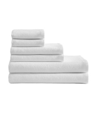 Eternity Cotton Waffle 6-Pc. Bath Towel Set