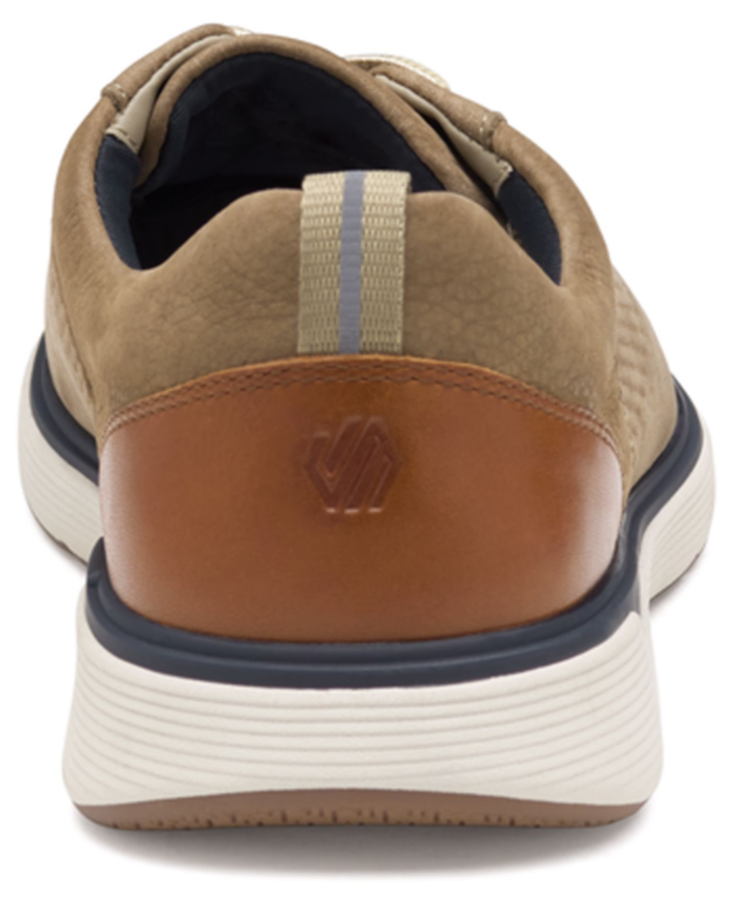 Мужские кроссовки Johnston & Murphy Round Toe Nubuck, цвет: Серо-коричневый нубуковый — фото 3
