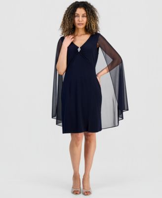 Petite Capelet Sheath Dress