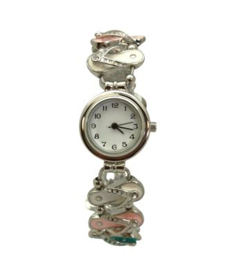 Silver Flip Flops Theme Women Watch