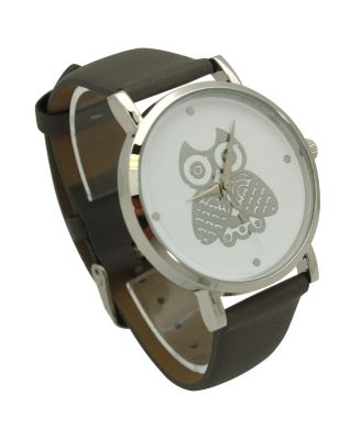 GREY OWL LEATHER STRAP WATCH