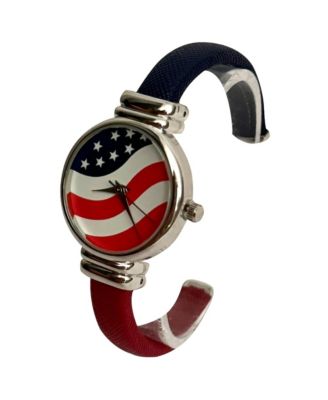 American Flag Bangle Women Watch