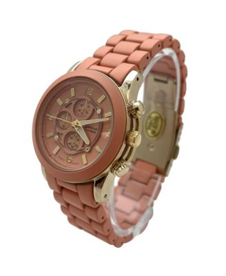 Coral Soft Band Lightweight Every Day Soft Colors Women Watch