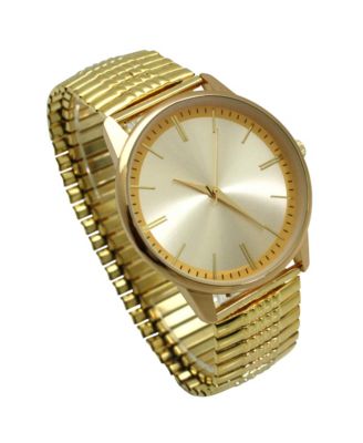 Gold Retro Everyday Stretch Women Watch