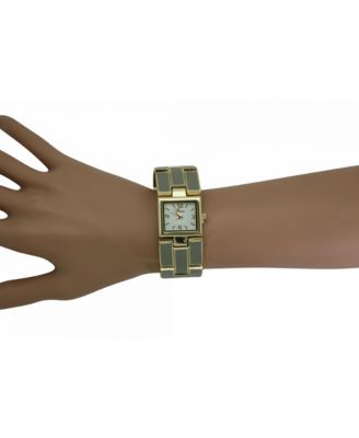 Gold Details Bangle Bracelet Watch
