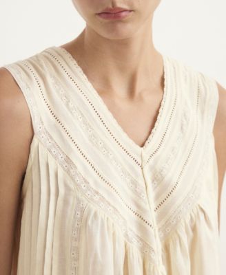 Women's Cotton Lace Nightdress