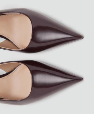 Women's Kitten-Heel Patent Leather Shoes