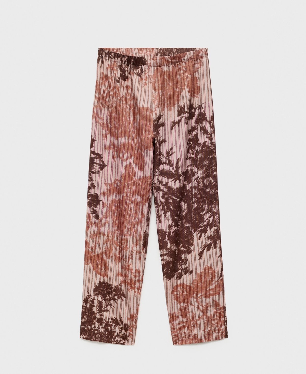 Mango Women's Blurred Print Pajama Bottoms