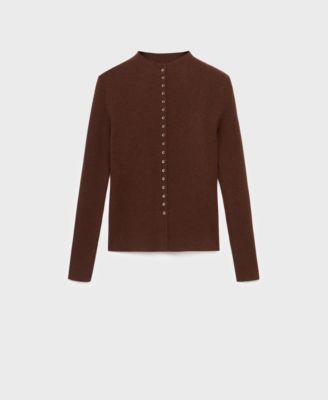 Women's Fine Rib Knit Cardigan