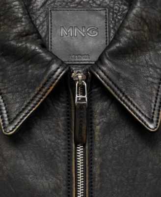 Women's Lapels Leather Jacket