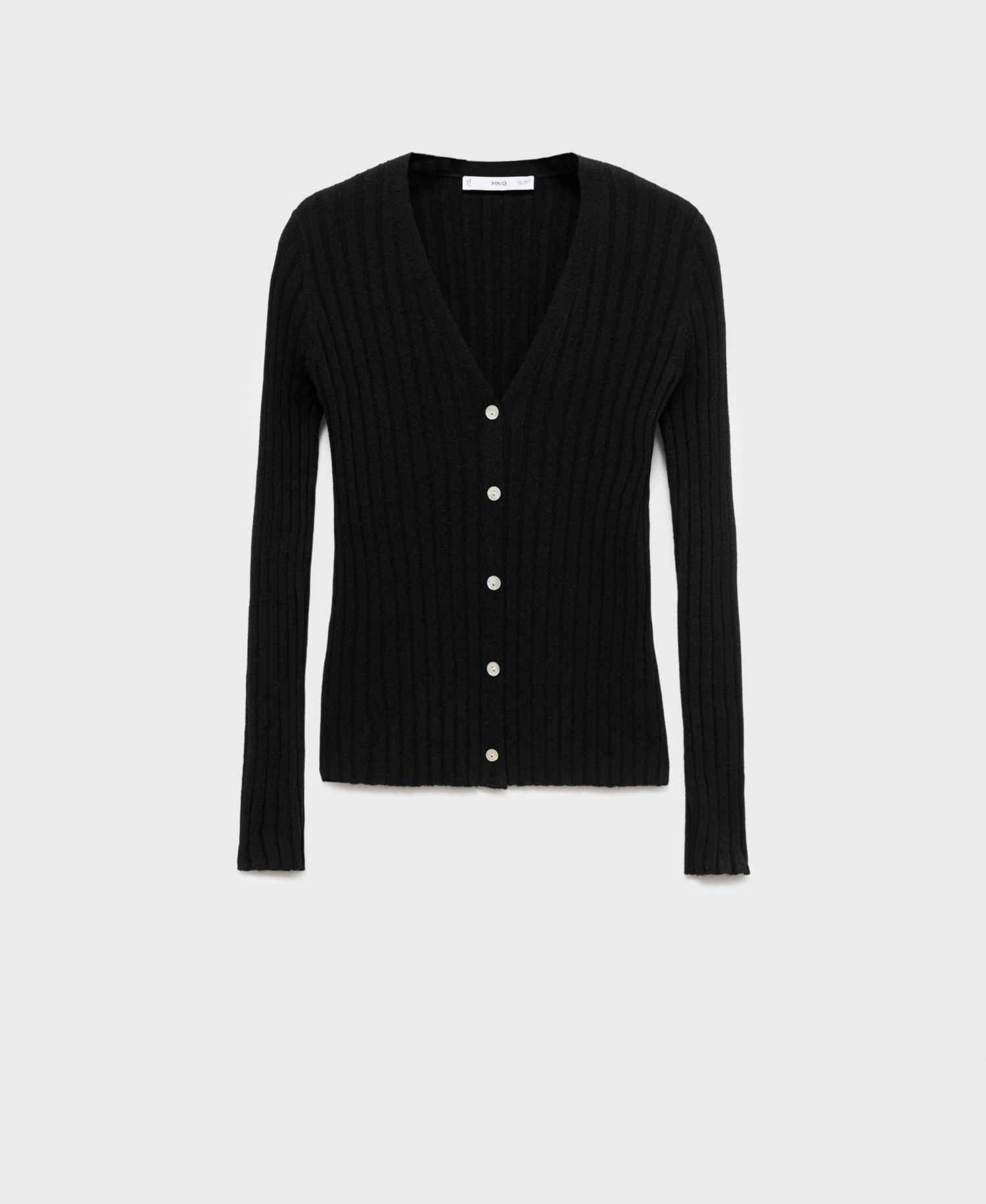 Women's Fine Rib Knit Cardigan