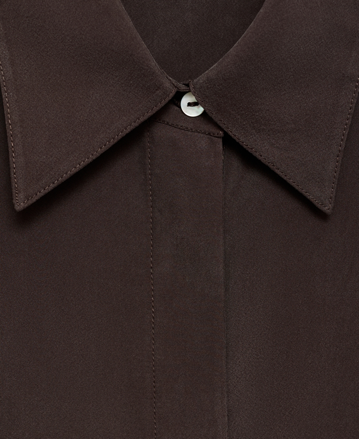 Mango Women's Silk Oversized Shirt