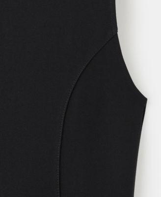 Women's Stitching Detail Midi Dress