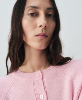 Women's Chunky Knit Wool-Blend Cardigan