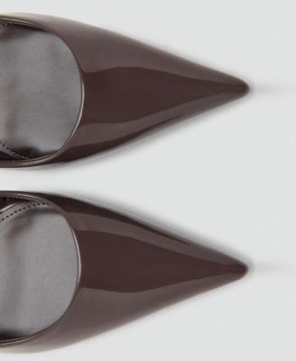 Women's Patent Leather Effect Pointed Shoes