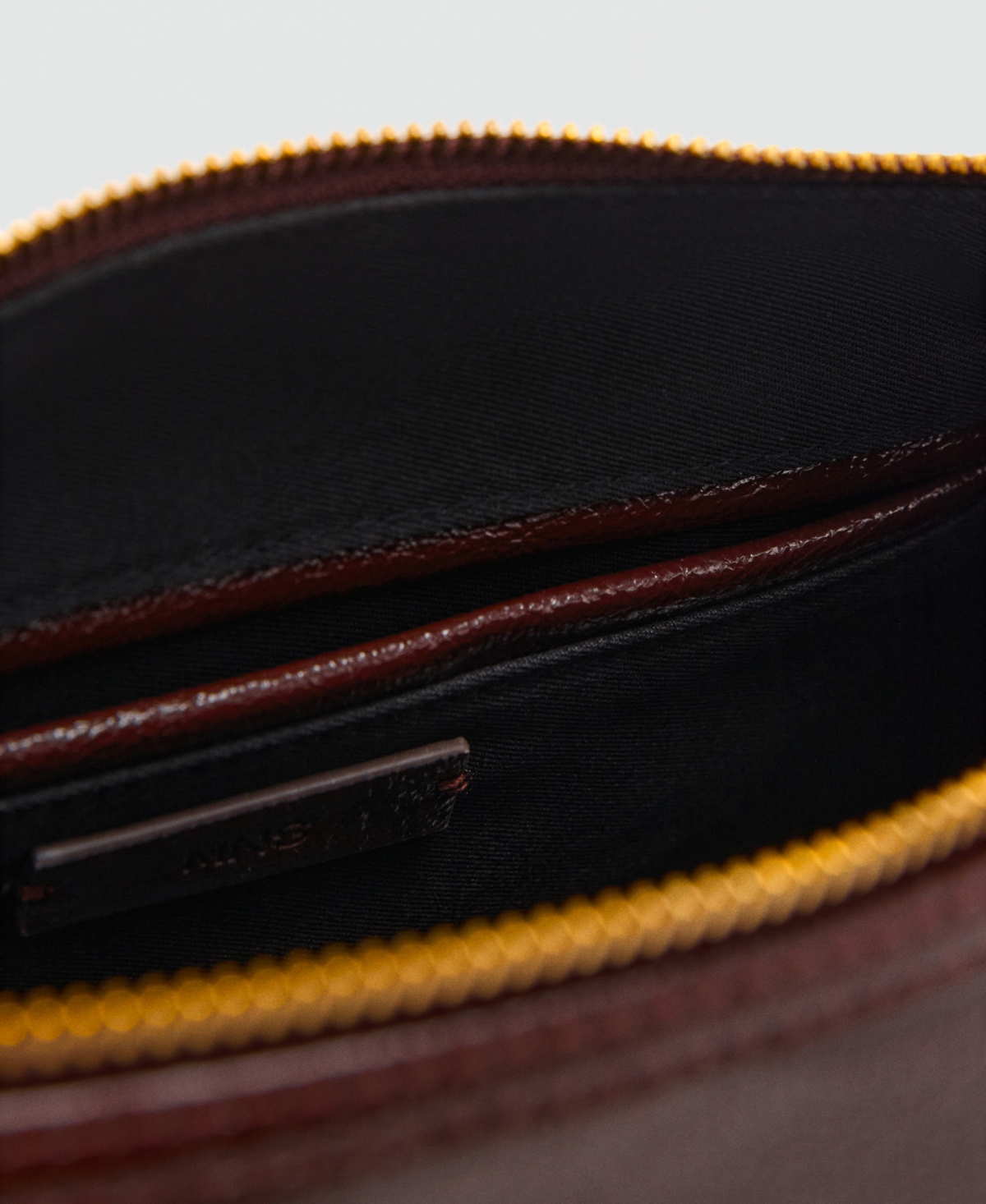 Mango Faux Leather Satchel In Brown