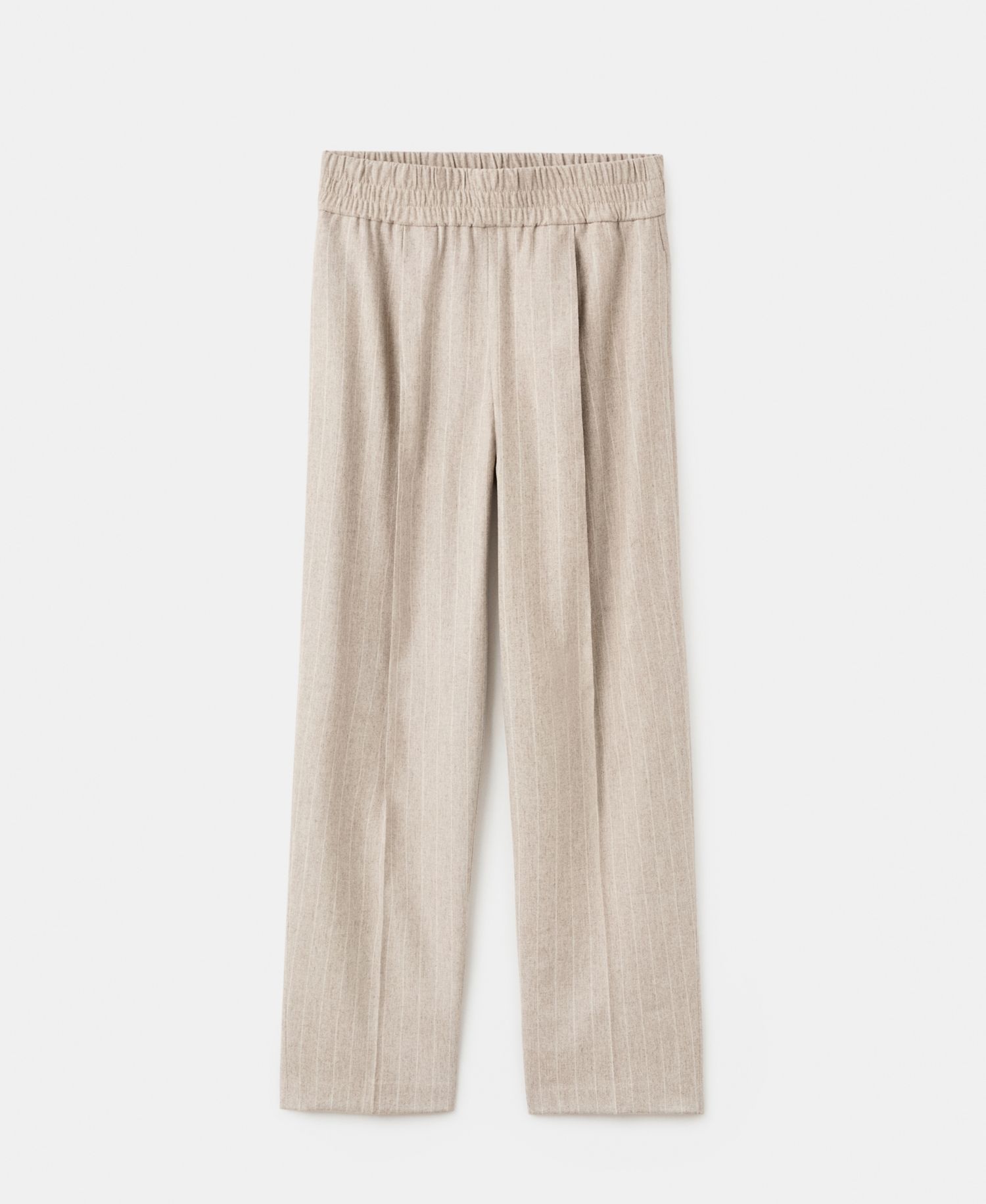 Women's Pinstripe Wool Suit Pants