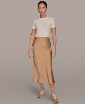 Women's Pull-On Midi Skirt