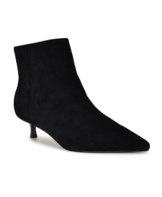 Women's Turrel Suede Kitten Heel Dress Booties