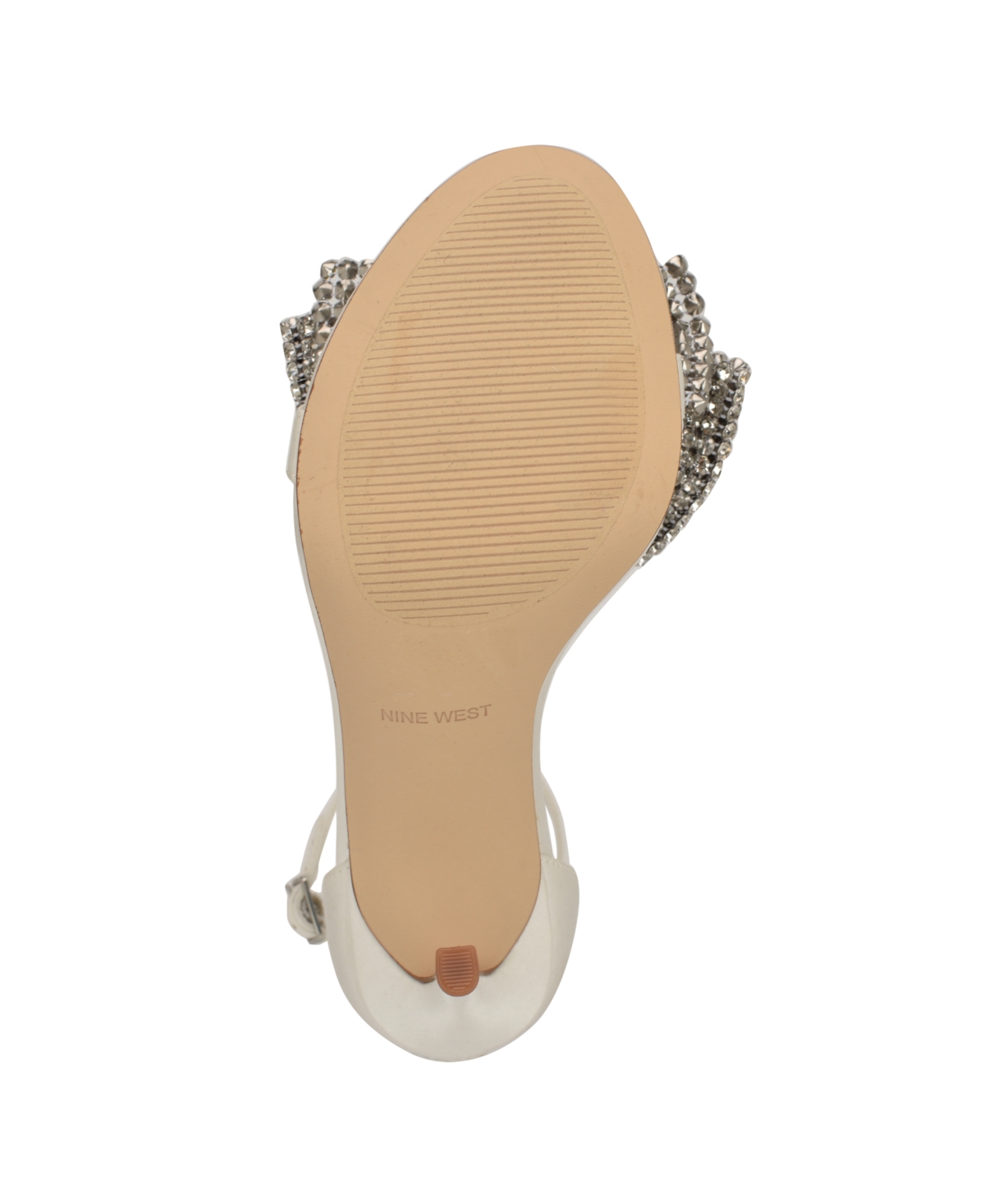 Nine West Women's Tansie Bridal High Stiletto Dress Sandals In Neutral