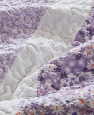 Caralie Seersucker 4-Pc. Quilt Set, Full/Queen