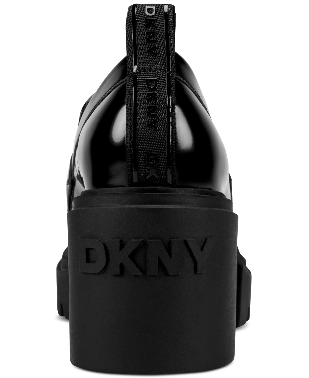 Dkny Tovella Penny Loafer Platform Pump In Black