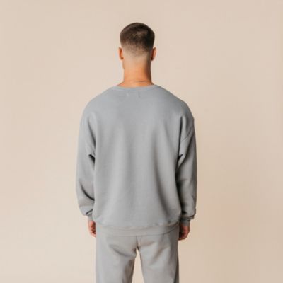 Men’s Organic Cotton Teddy Oversized Crewneck
